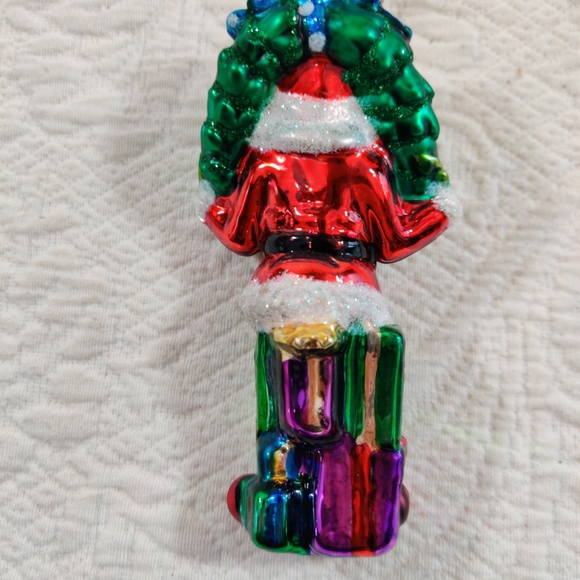 Dr Seuss How The Grinch Stole Christmas Treasures Ornament Rare 2004 Glass Boxed - Picture 4 of 10